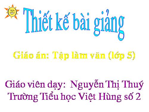 Tuần 12. Cấu tạo của bài văn tả người