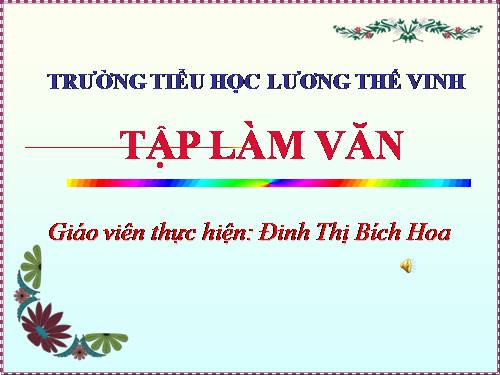 Tuần 1. Cấu tạo của bài văn tả cảnh