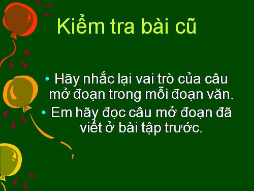 Tuần 1-2-3-4-6-7-8. Luyện tập tả cảnh