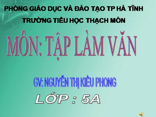 Tuần 12. Luyện tập tả người (Quan sát và chọn lọc chi tiết)