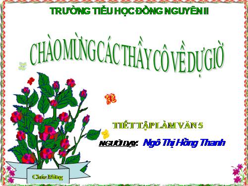 Tuần 25-26-29. Tập viết đoạn đối thoại