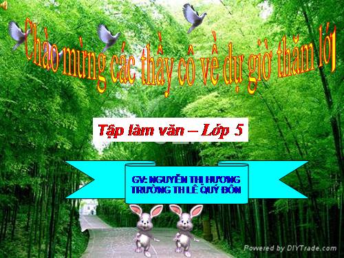 Tuần 31. Ôn tập về tả cảnh