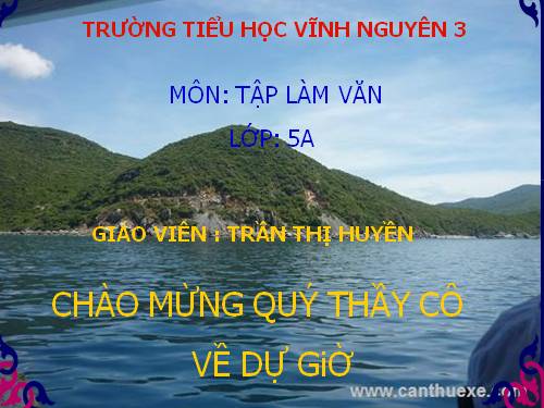 Tuần 25-26-29. Tập viết đoạn đối thoại