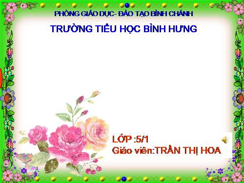 Tuần 24. Ôn tập về tả đồ vật