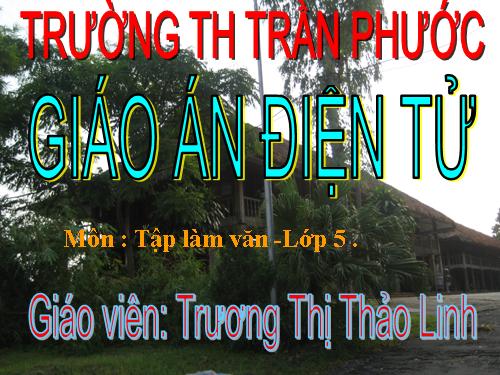 Tuần 1-2-3-4-6-7-8. Luyện tập tả cảnh