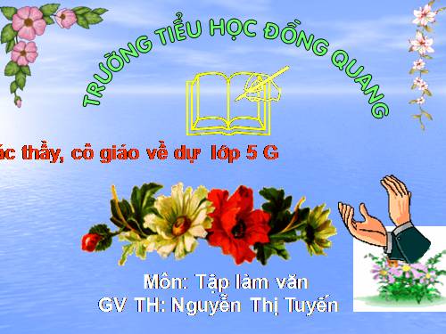 Tuần 1-2-3-4-6-7-8. Luyện tập tả cảnh