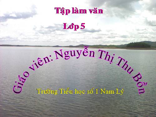 Tuần 16. Làm biên bản một vụ việc