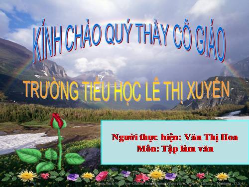 Tuần 19. Luyện tập tả người (Dựng đoạn kết bài)