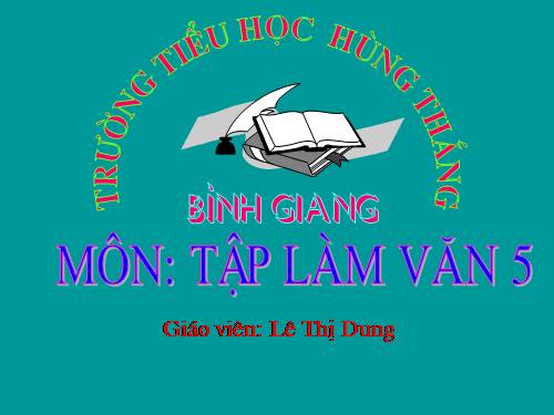 Tuần 1. Cấu tạo của bài văn tả cảnh