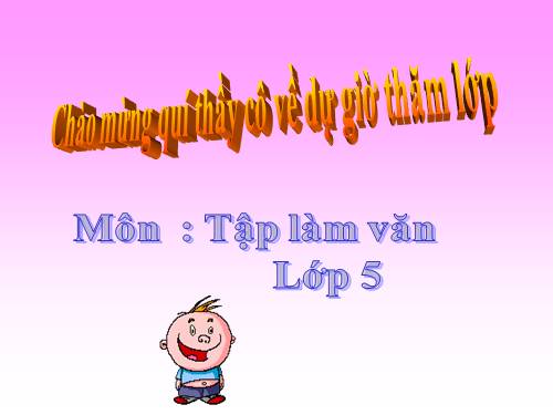 Tuần 12. Cấu tạo của bài văn tả người