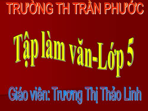 Tuần 20-21-23. Lập chương trình hoạt động