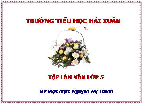 Tuần 31. Ôn tập về tả cảnh