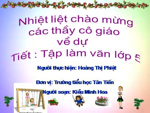 Tuần 15. Luyện tập tả người (Tả hoạt động)