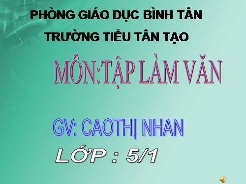 Tuần 12. Luyện tập tả người (Quan sát và chọn lọc chi tiết)