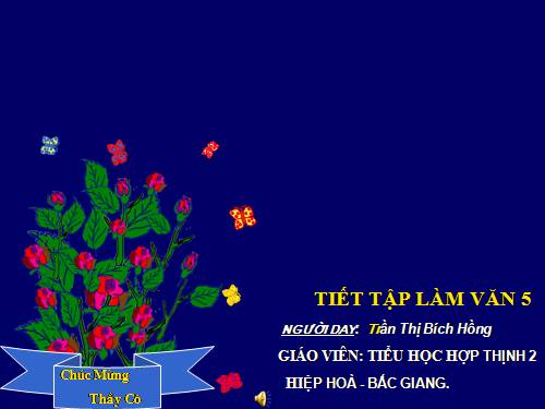 Tuần 25-26-29. Tập viết đoạn đối thoại