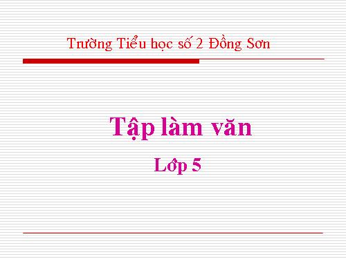 Tuần 16. Làm biên bản một vụ việc