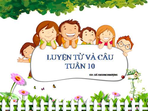 Tuần 10. MRVT: Từ ngữ về họ hàng. Dấu chấm, dấu chấm hỏi