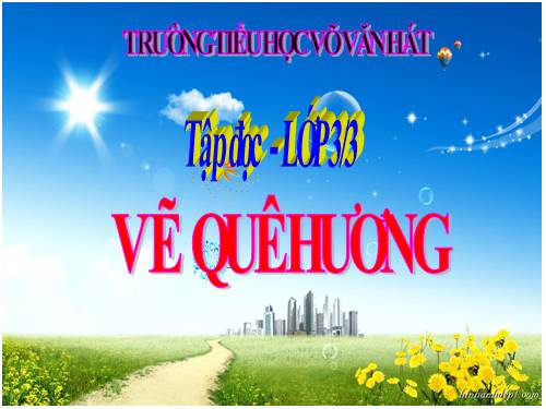 Tuần 11. Vẽ quê hương