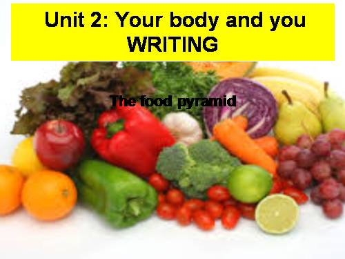 Unit 02. Your Body and You. Lesson 6. Writing