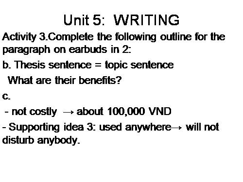 Unit 05. Inventions. Lesson 6. Writing
