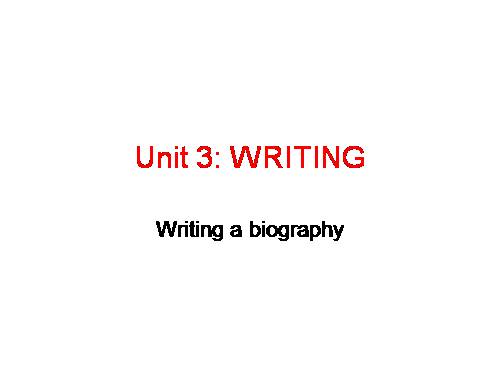 Unit 03. Music. Lesson 6. Writing