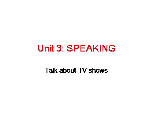 Unit 03. Music. Lesson 4. Speaking
