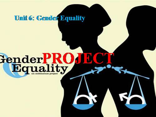 Unit 06. Gender Equality. Lesson 8. Looking back - project