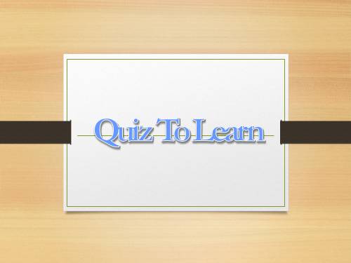 Quiz English 10