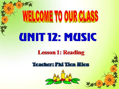 Unit 12. Music