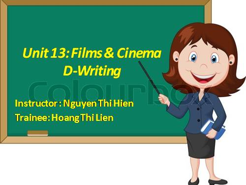 Unit 13. Films and cinema