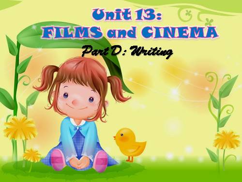 Unit 13. Films and cinema