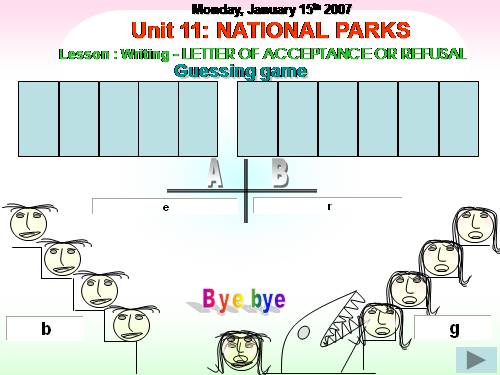 Unit 11. National parks