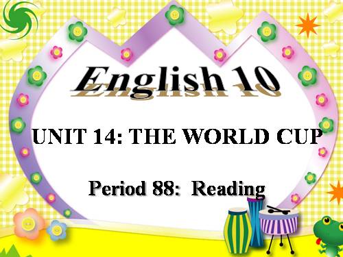 Unit 14. The world cup