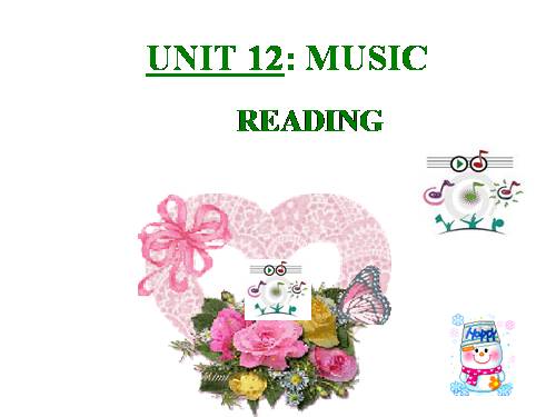 Unit 12. Music