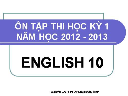 ÔN TẬP THI HK1-2012-2013 (HOT)