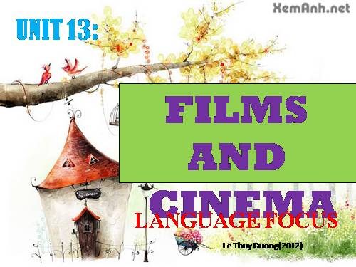 Unit 13. Films and cinema