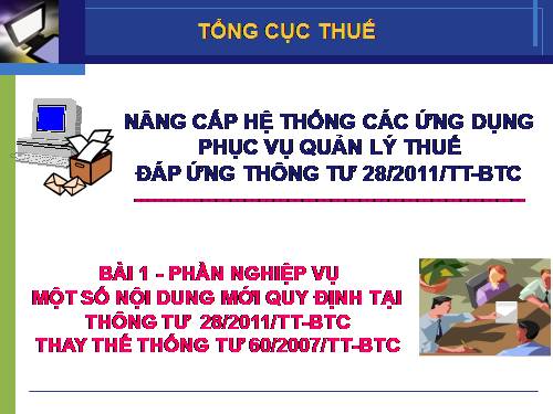 Bài giảng về thuế