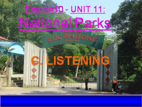 Unit 11. National parks