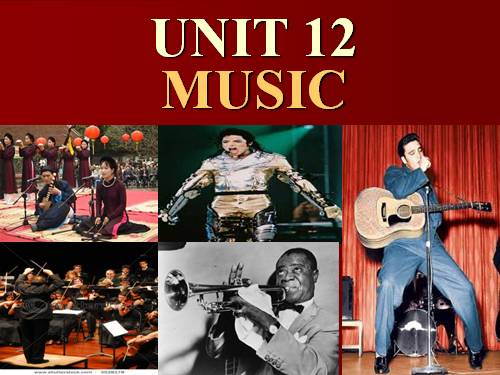 Unit 12. Music