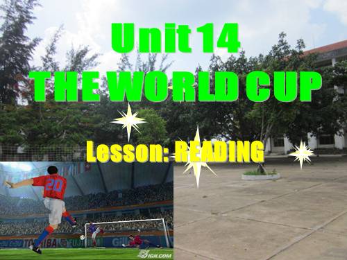 Unit 14. The world cup