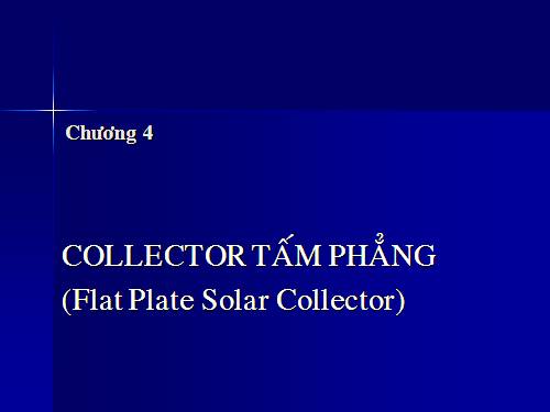 Collector tấm phẳng