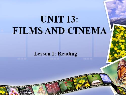 Unit 13. Films and cinema