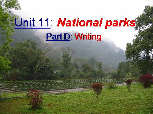 Unit 11. National parks