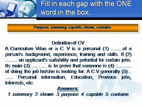 Unit 3. People's background