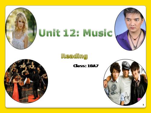 Unit 12. Music