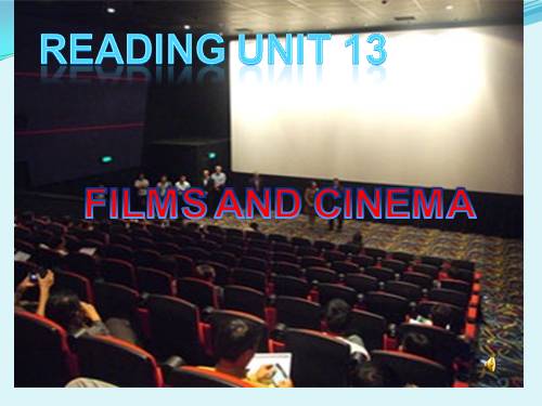 Unit 13. Films and cinema