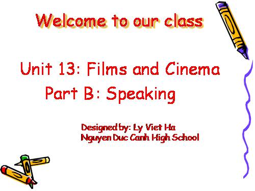 Unit 13. Films and cinema