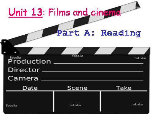 Unit 13. Films and cinema