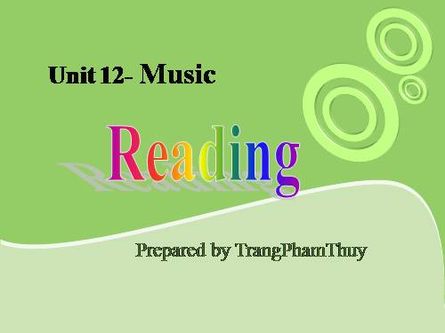 Unit 12. Music