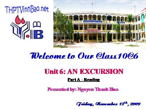 Unit 6. An excursion